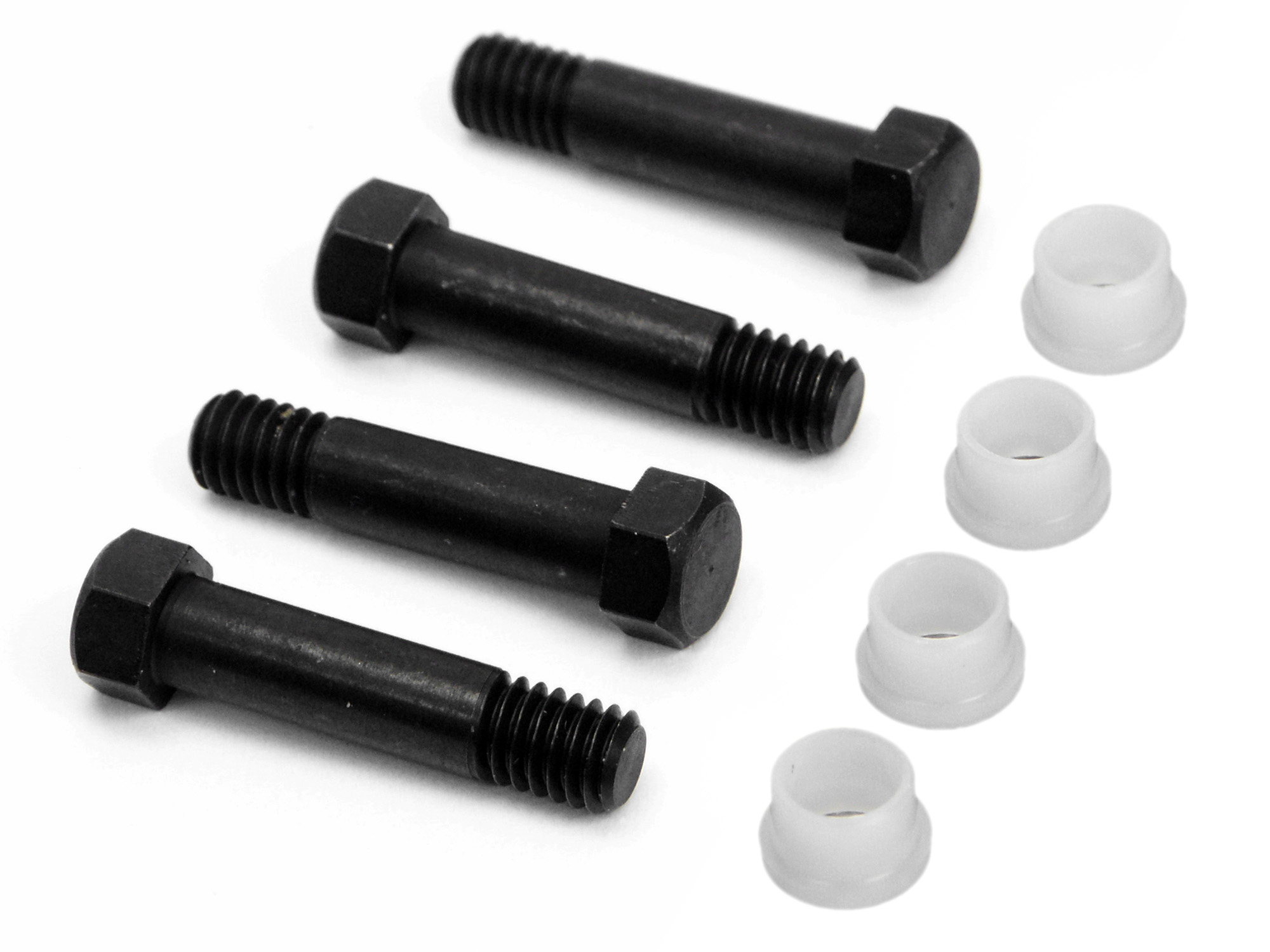 BUSHING/SCREW SET FOR ALUMINIUM UPRIGHT BUSHING 4X5X3.8MM (4 HPI